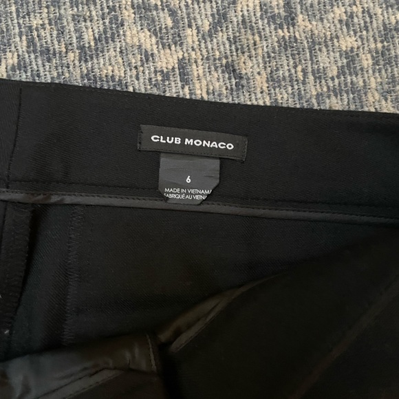 Club Monaco black tailored joggers - size 6 - Picture 3 of 4